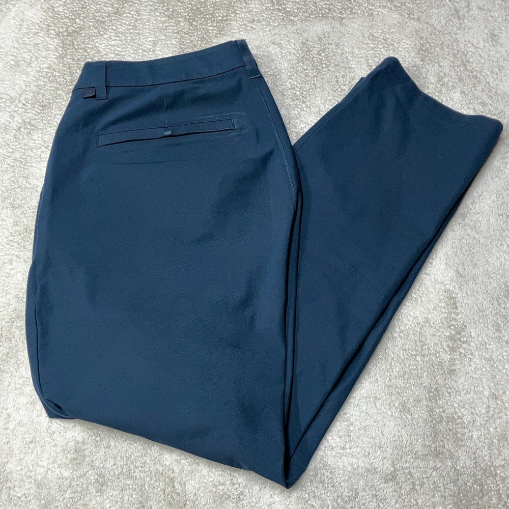 Lululemon Commission Golf Pants Navy Blue Performance LM5AO5S Mens 3 (Fit 35x31)